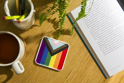 Recycled PRIDE Square Coaster