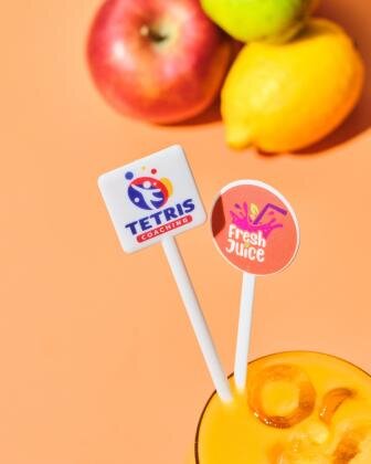 Recycled Drinks Stirrer Round