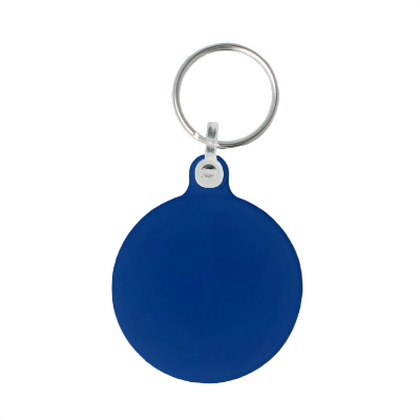 Recycled 45mm Circular Keyring