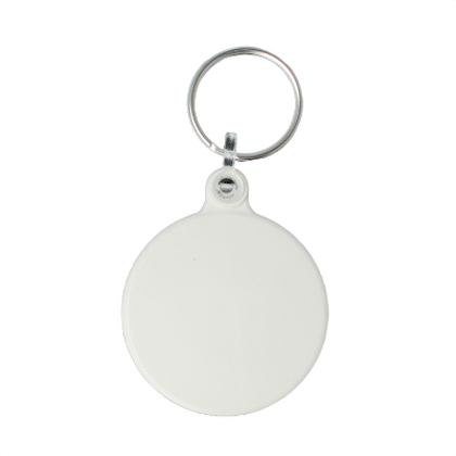 Recycled 45mm Circular Keyring