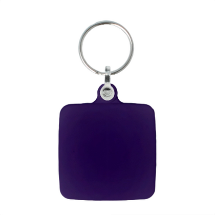 Recycled 45mm Square Keyring
