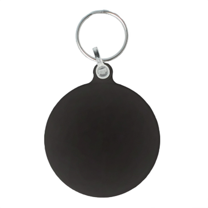Recycled 55mm Circular Keyring