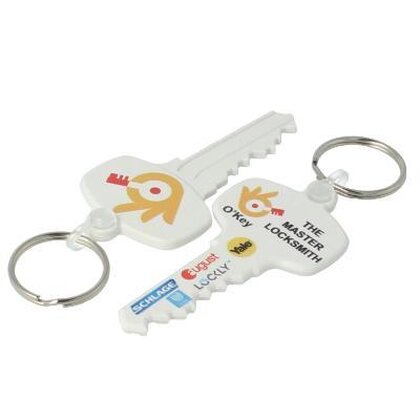Recycled Key Shaped 'FunKeys' Keyring