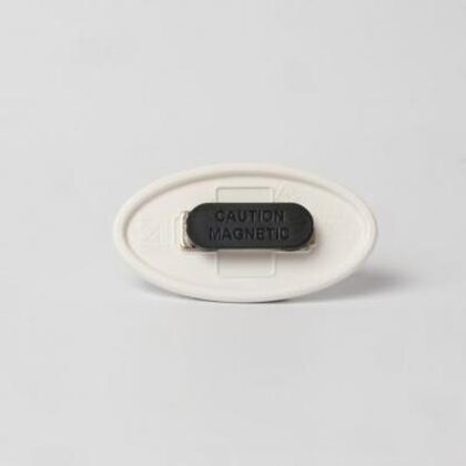 Always Recycled Essential Name Badge - Oval - Magnet back