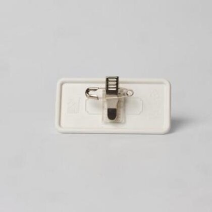 Always Recycled Essential Name Badge - Rectangle - Combo Clip