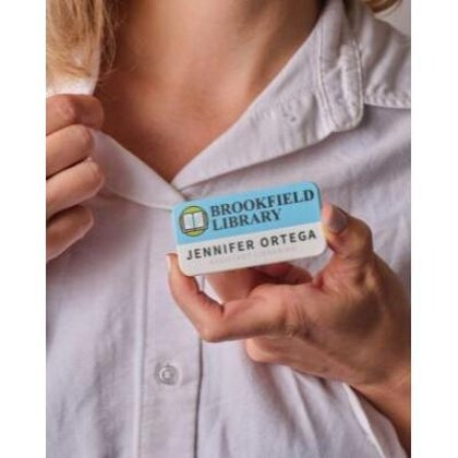 Always Recycled Essential Name Badge - Rectangle - Magnet back