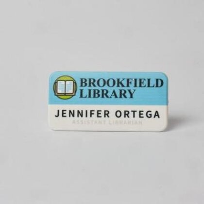 Always Recycled Essential Name Badge - Rectangle - Magnet back