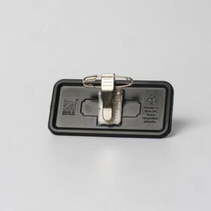 Always Recycled Reusable Name Badge &ndash; Rectangular Right Window - Combo Clip