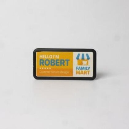 Always Recycled Select Name Badge - Rectangle - Safety Pin
