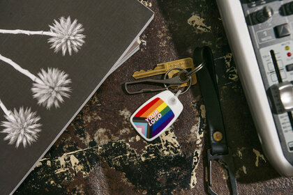 Recycled Pride PFK Keyring