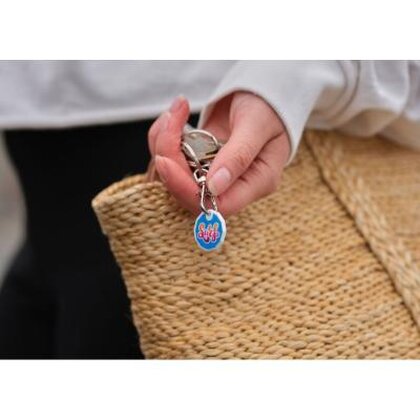 Recyced Trolley Coin Keyring
