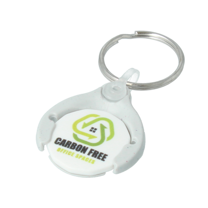 Recycled Pop Coin Lite Trolley Keyring