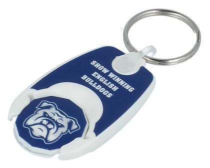 Recycled Pop Coin Trolley Keyring
