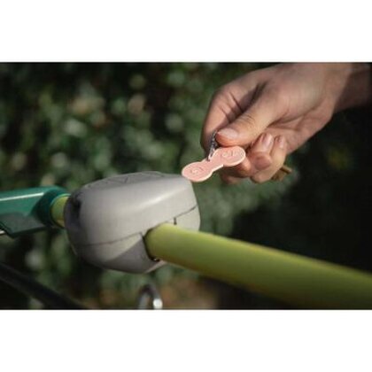 Recycled Multi Euro Trolley Stick Keyring