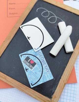 Recycled WalletMate Protractor