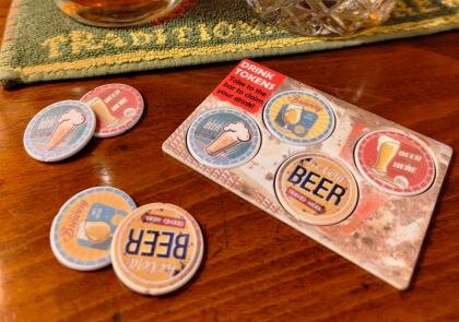 Recycled WalletMate Pop Tokens