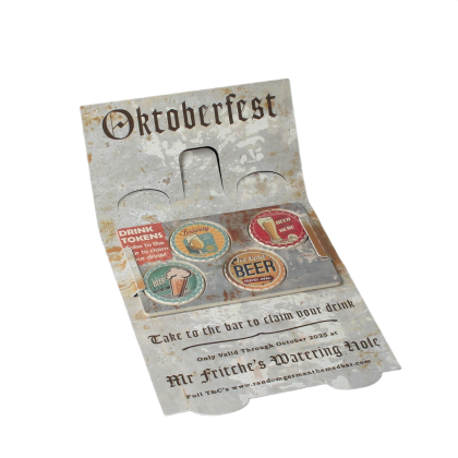 Recycled WalletMate Pop Tokens