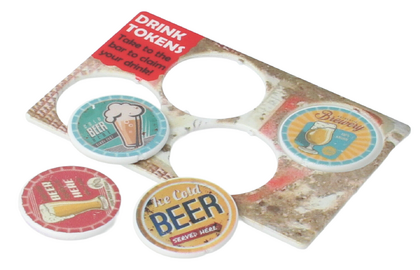 Recycled WalletMate Pop Tokens