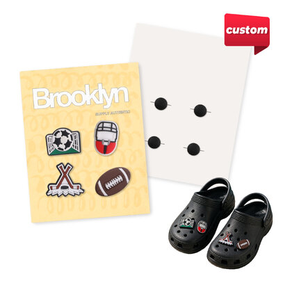 Custom Shoe Charms- 4 Pack