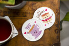 Recycled Double 'Cookie' Coaster