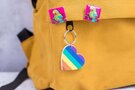 Recycled DBASE Badge 25mm Square