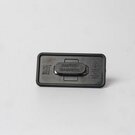 Always Recycled Chalkboard Name Badge &ndash; Rectangular Right Window - Magnet back
