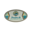 Always Recycled Select Name Badge - Oval - Combo Clip