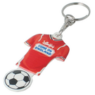 Recycled Shirt Shaped Trolley Stick Keyring
