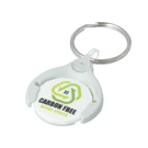 Recycled Pop Coin Lite Trolley Keyring