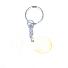 Recycled Multi Euro Trolley Stick Keyring