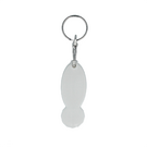 Recycled Trolley Stick Oval Keyring