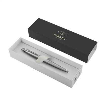 Parker Jotter Steel Ballpoint Pen - Blue Ink
