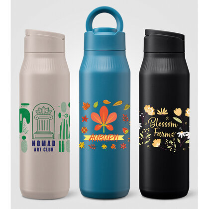 Majesty Stainless Steel Selfie Stand Bottle - 750 Ml   (26357)