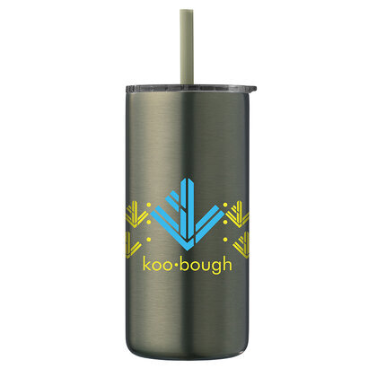 Borealis Stainless Steel Straw Tumbler - 475 Ml  (26388)