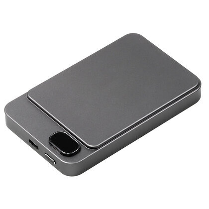 Powerwave 5 - Brandcharger Recycled Aluminium Wireless Power Bank (5,000 Mah)  (26534)
