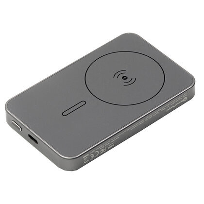 Powerwave 5 - Brandcharger Recycled Aluminium Wireless Power Bank (5,000 Mah)  (26534)