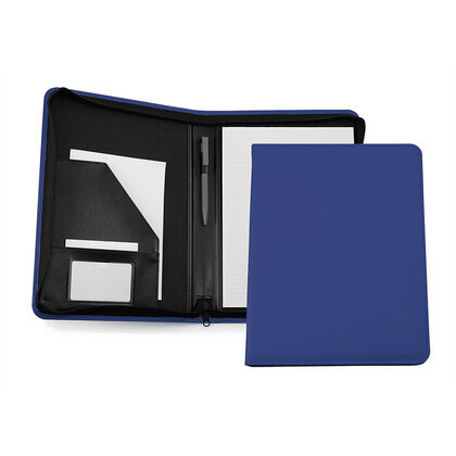 Porto A4 Zipped Folder In A Choice Of 15 Colours.  (26565)