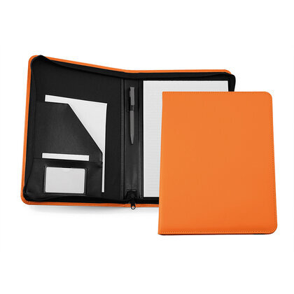 Porto A4 Zipped Folder In A Choice Of 15 Colours.  (26565)