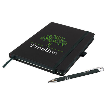 A5 Deniro Edge Notebook & Pen Set  (26284)