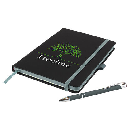 A5 Deniro Edge Notebook & Pen Set  (26284)