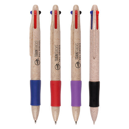 Wheat Quad 4 Colour Ball Pen  (26053)