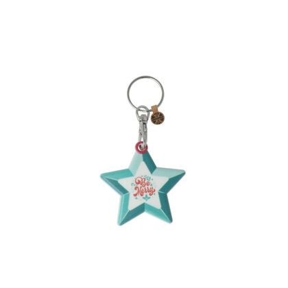Recycled Christmas dECOration Star Keyring