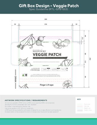 Seed Gift Bars - Veggie Patch Seedsticks