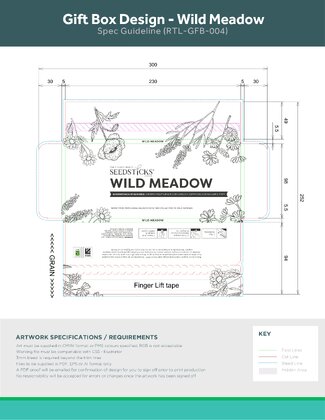 Seed Gift Bars - Wild Meadow Seedsticks