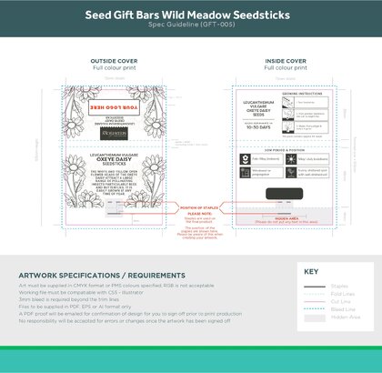 Seed Gift Bars - Wild Meadow Seedsticks