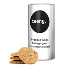 Oatie Flip Biscuits In A Personalised Teeny Tube 100g    (26829)