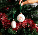 Recycled Christmas dECOration BaubleX