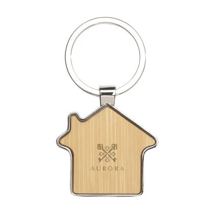 Casa bamboo keyring