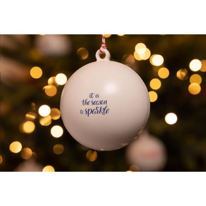 Christmas Bauble Ø 7 cm Recycled PP - Made in Europe