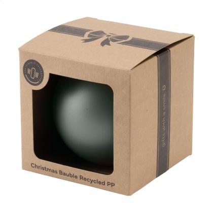 Christmas Bauble Ø 7cm Recycled PP Box - Made in Europe